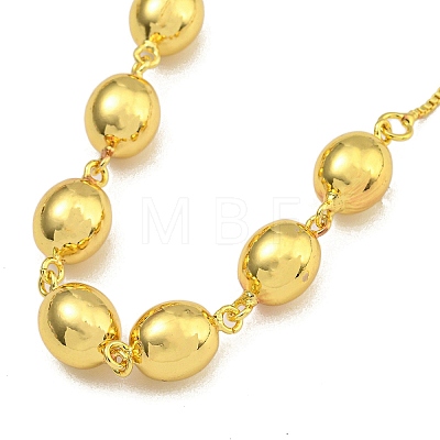 Rack Plating Brass Round Bib Necklaces for Women NJEW-C059-23G-1