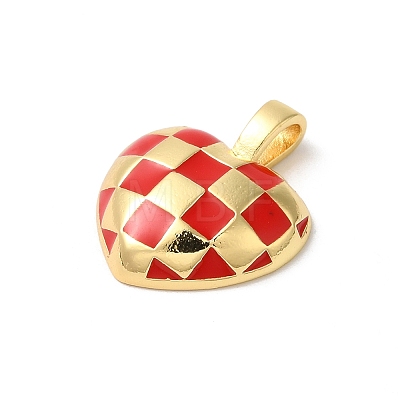 Rack Plating Brass Enamel Pendants KK-Z056-41G-03-1