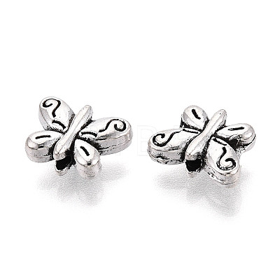 Tibetan Style Alloy Beads TIBEB-T004-09AS-1