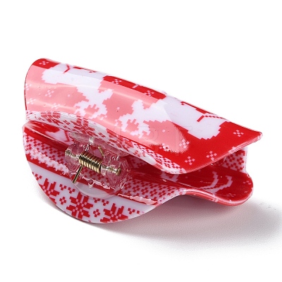 Christmas Theme PVC Claw Hair Clips PHAR-C001-01B-1