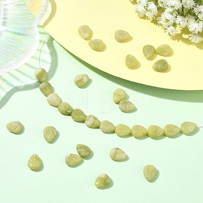 30Pcs Natural Chinese Jade Carved Beads G-CJ0001-85-1