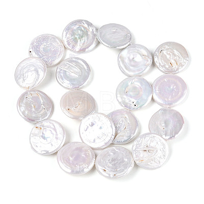 Natural Baroque Keshi Pearl Beads Strands PEAR-S018-20B-1