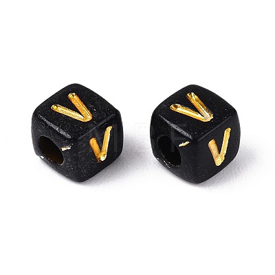 Opaque Acrylic Beads SACR-T035-20V-1