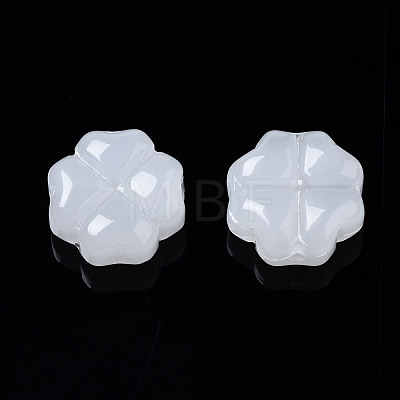 Spray Painted Glass Beads GLAA-N035-019-A03-1