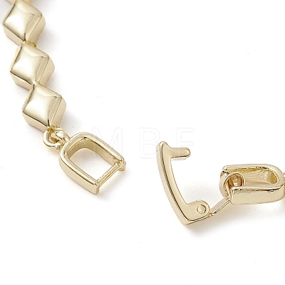 Brass Bowknot Link Bracelets BJEW-D039-45G-1