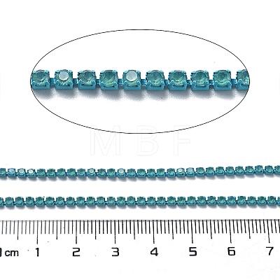 Iron Rhinestone Glass Cup Chain CH-U001-01H-1