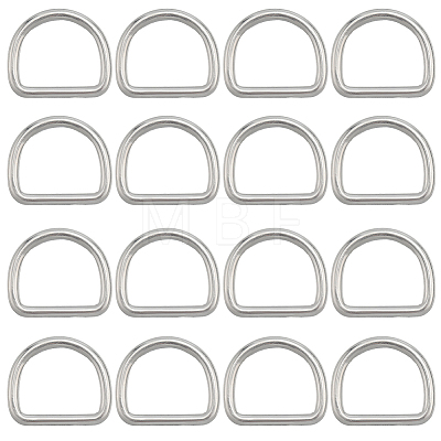 304 Stainless Steel D Rings STAS-CP0001-05B-1