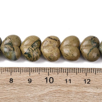 Natural Green Dragon Veins Beads G-D098-B03-1