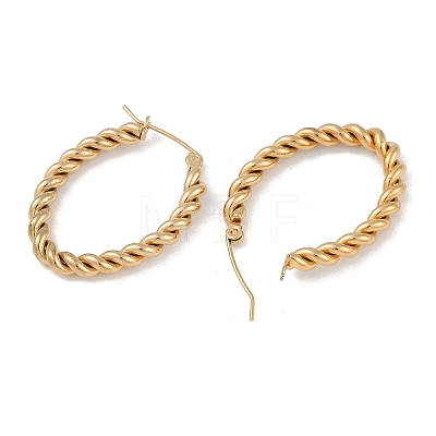 PVD Vacuum Plating 201 Stainless Steel Hoop Earrings EJEW-I309-60B-G-1