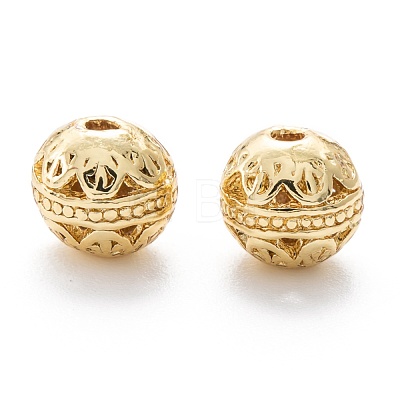 Alloy Hollow Beads PALLOY-P238-08G-RS-1