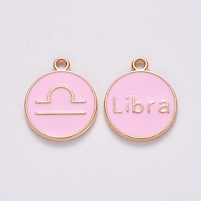 Alloy Enamel Pendants LS-X-ENAM-S124-01B-09K-1
