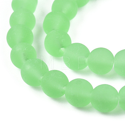 Transparent Glass Beads Strands GLAA-T032-T6mm-MD17-1