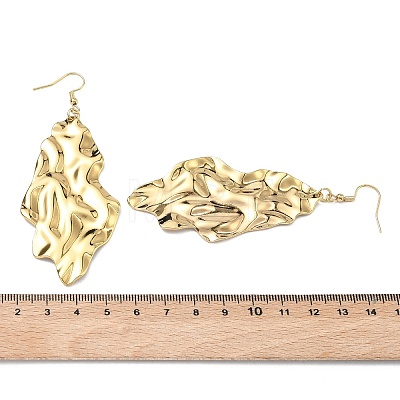 304 Stainless Steel Dangle Earrings EJEW-F402-01G-1