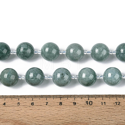 Natural Jadeite Beads Strands G-N353-07E-01-1