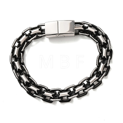 304 Stainless Steel Link Chain Bracelets BJEW-F529-14EB-1