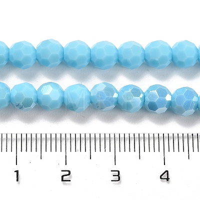 Opaque Glass Beads Stands EGLA-A035-P6mm-B08-1