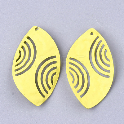 Spray Painted Iron Pendants X-IFIN-S704-07A-1