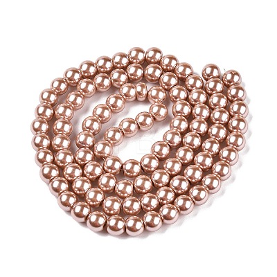 Baking Painted Glass Pearl Round Bead Strands X-HY-Q003-10mm-11-1