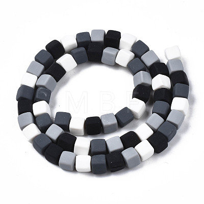 Handmade Polymer Clay Beads Strands CLAY-N008-060-01-1