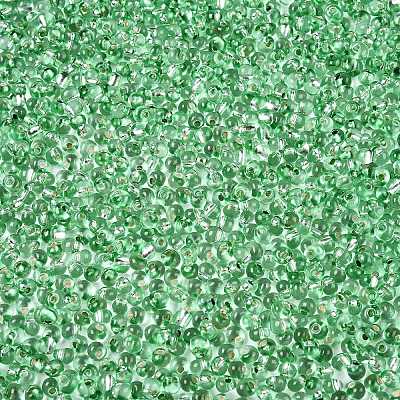 6/0 Baking Paint Transparent Glass Seed Beads SEED-N006-06K-1