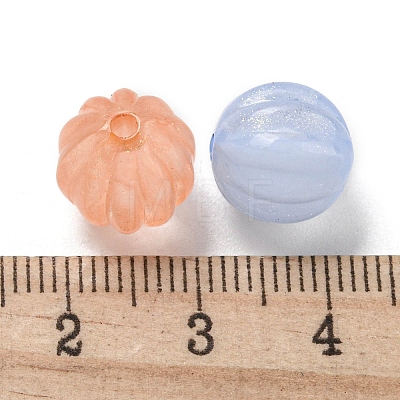 Luminous Acrylic Beads X-OACR-E041-19-1