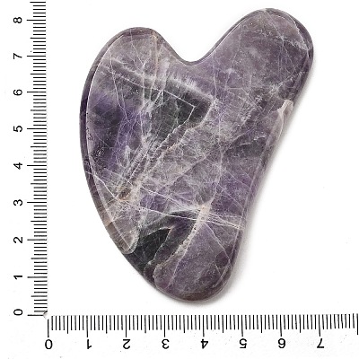 Natural Amethyst Gua Sha Boards G-O203-01-1