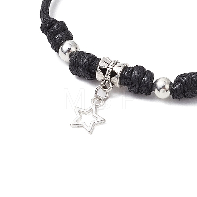 Alloy & Brass Charm Bracelets for Women Men BJEW-JB11287-02-1