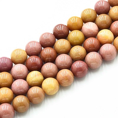 Natural Quartz Beads Strands G-N355-8mm-27-1