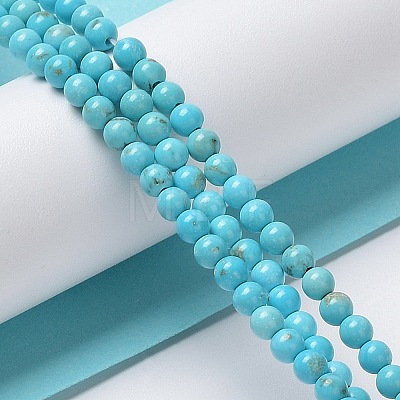 Natural Howlite Beads Strands G-E604-B04-B-1