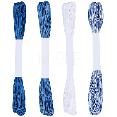 4 Skeins 4 Colors Cotton Embroidery Threads OCOR-CY0004-73B-1