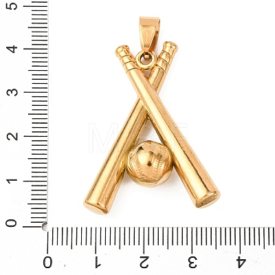 304 Stainless Steel Pendants STAS-D129-15G-1