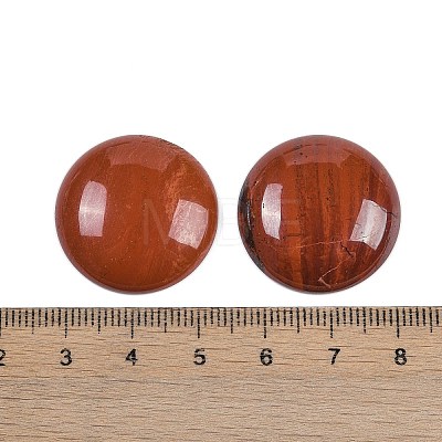 Natural Red Jasper Cabochons G-H1596-FR-25mm-21-1