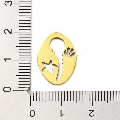 Ion Plating(IP) 316L Surgical Stainless Steel Cabochon Settings For Enamel STAS-D090-26G-1