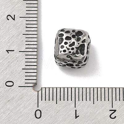 304 Stainless Steel Beads STAS-D222-03AS-1