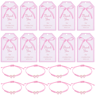 Alloy Enamel Bowknot Link Bracelets BJEW-BM0001-02-1
