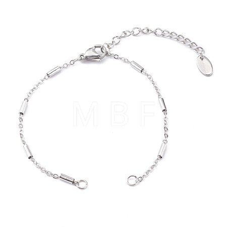 Tarnish Resistant Handmade 304 Stainless Steel Bracelet Making AJEW-JB00920-02-1
