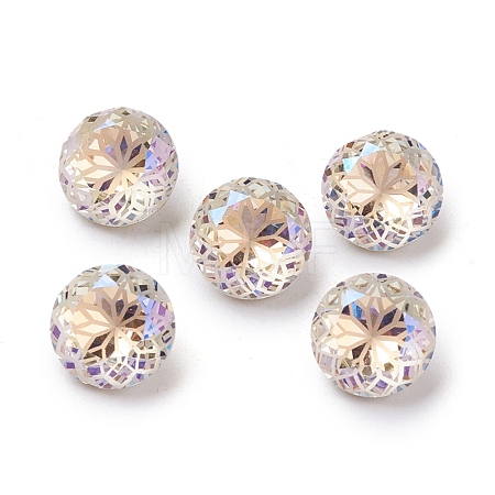K9 Glass Rhinestone Pointed Back Cabochons RGLA-P030-06B-001MO-1