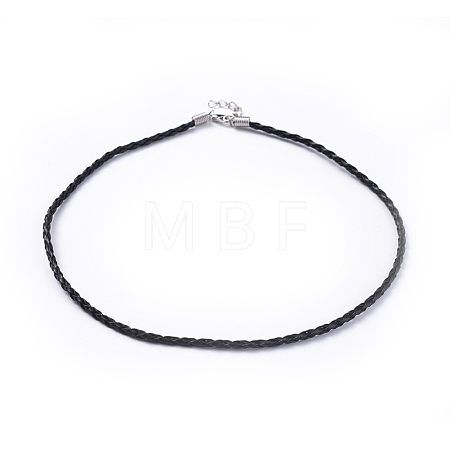 Imitation Leather Necklace Cord NFS001Y-1