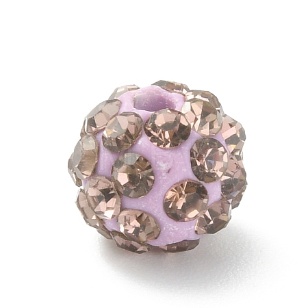 Rhinestone Pave Disco Ball Beads RB-TAC0002-02B-10-1