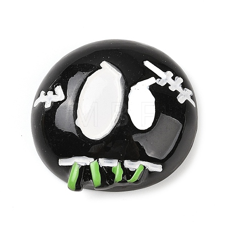 Stitched Doll Head Halloween Opaque Resin Decoden Cabochons RESI-R446-01I-1