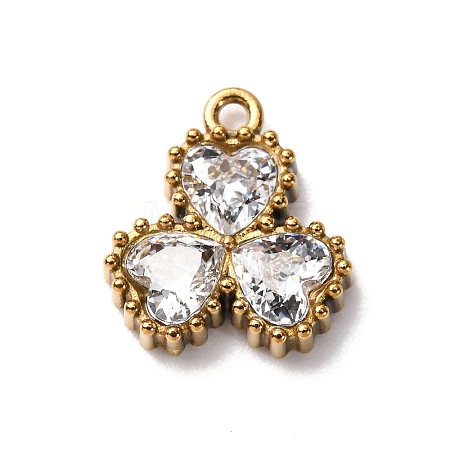 304 Stainless Steel Pendants LS-STAS-D361-03G-02-1
