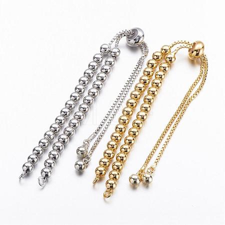 Brass Chain Bracelet Making KK-G291-02-NR-1