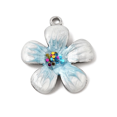 304 Stainless Steel Enamel Pendants SA-CBAA487-04P-01-1