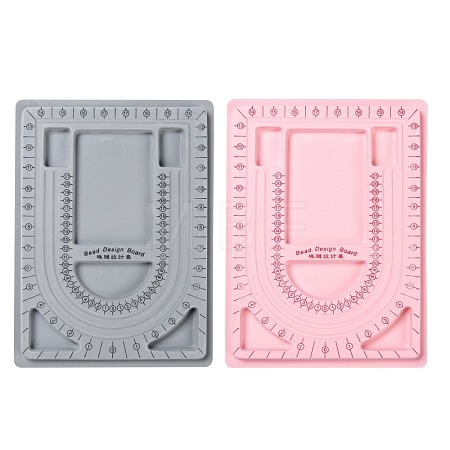 Plastic Flocked Bead Design Boards ODIS-G003-M-1
