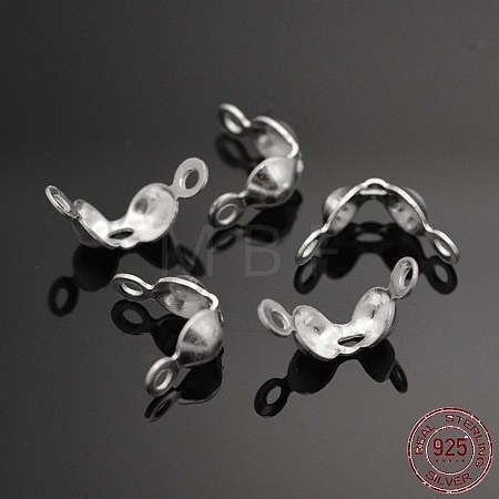 925 Sterling Silver Bead Tips X-STER-E040-03B-1