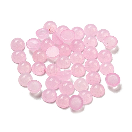 Natural White Jade Dyed Cabochons G-H309-03-15-1