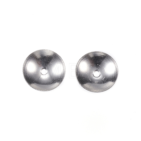 Tarnish Resistant 201 Stainless Steel Bead Caps STAS-F040-20E-P-1
