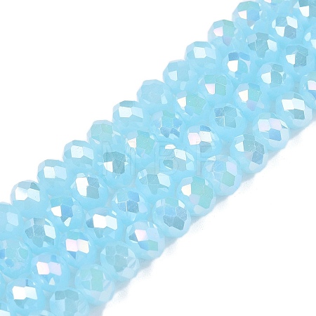 Electroplate Glass Beads Strands LS-EGLA-A044-J6mm-B04-1