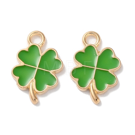 Alloy Enamel Pendants ENAM-O001-03D-G-1