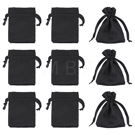 10Pcs Brocade Good Luck Fortune Drawstring Gift Blessing Bags PAAG-TADJ0001-01F-1